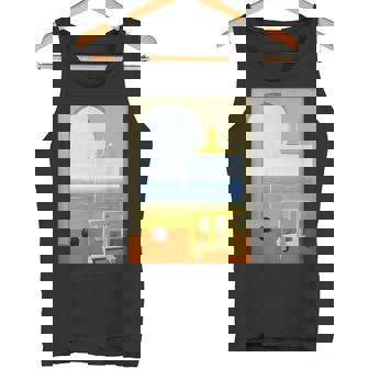 Human Condition Ii ルネ・マグリット作 シュルレアリスム タンクトップ - Kawaiitshirt