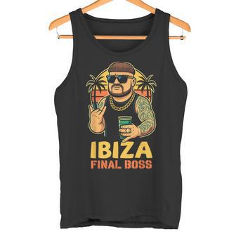 Ibiza Final Boss Disco Party Beachummer Camiseta sin mangas - Regaloses