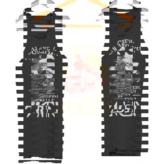 Ich Genieße Das Leben Inollen Zügen 通勤鉄道 タンクトップ - Kawaiitshirt