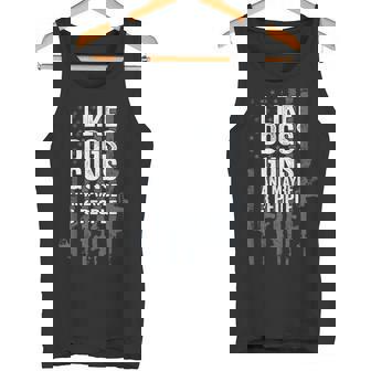 Ich Mag Hunde Waffen Undielleicht 3 Leute Lustige Usa Gun Liebhaber Tank Top - Geschenkecke
