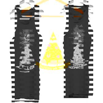 In Pizza We Trust イルミナティピザ タンクトップ - Kawaiitshirt