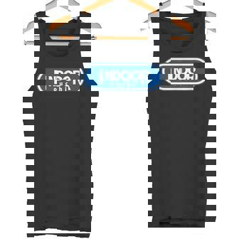 Indoor インドア【変なデザイン屋さん】ブランド ロゴ パロディ 面白い タンクトップ - Kawaiitshirt