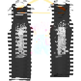 Be Inspired デニム レトロ I Choose Tohine ガールズ グラフィック タンクトップ - Kawaiitshirt