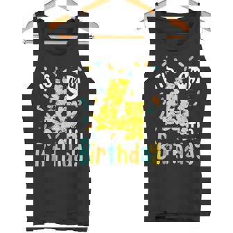 It's My 4Th Birthday ラバーダック 幼児 4歳の誕生日 タンクトップ - Kawaiitshirt