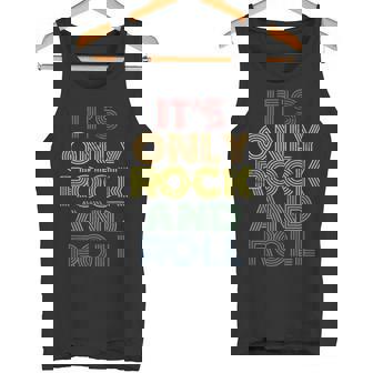 It's Only Rock And Roll ディストレスド ロック コンサート ヴィンテージ 70年代 タンクトップ - Kawaiitshirt