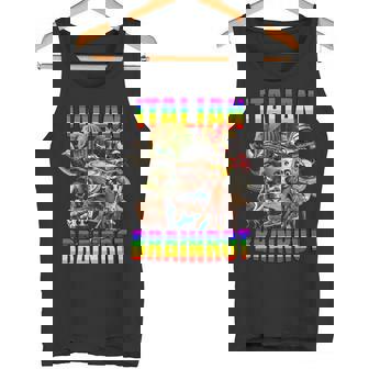 Italian Brainrot All Characters レインボー フラッグ プライド タンクトップ - Kawaiitshirt