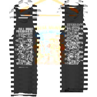 Italian Brainrot 面白いイタリアンブレインロットミームキャラクタ タンクトップ - Kawaiitshirt