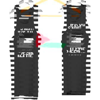 Itand With Palestine ペンダント フリーガザエルサレムモスク タンクトップ - Kawaiitshirt