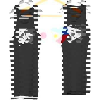 Japanese Flag Phillipinesフィリピンの遺産 フィリピンのルーツ 日本の国旗 フィリピンの国旗 タンクトップ - Kawaiitshirt