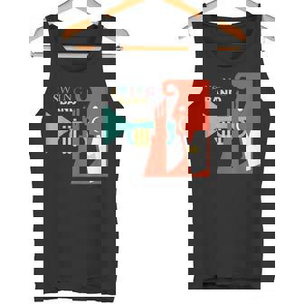 Jazz Music Player スイング バンド レトロ ヴィンテージ 70年代 タンクトップ - Kawaiitshirt