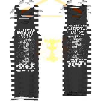 Je M'en Fous Jeuis Une Girafe Jolie Girafe Débardeur e - Cadeauxyz