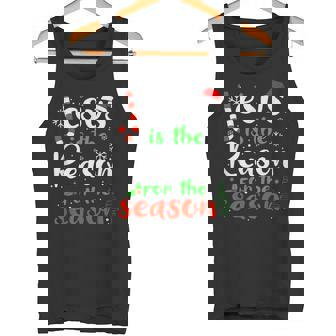 Jesus Is The Reason For Theeason クリスマス 神の信仰 タンクトップ - Kawaiitshirt