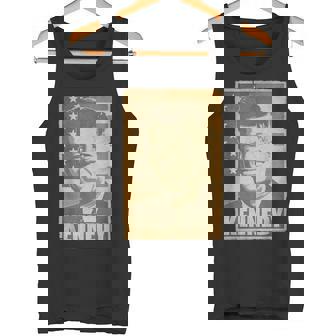Jfk ジョン・F・ケネディ・トーンポスター タンクトップ - Kawaiitshirt