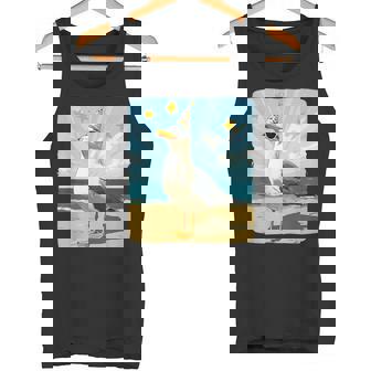 Jolie Mouette Avec Chapeau De Fête Pour Faire La Fête Des Mouettes Débardeur e - Cadeauxyz