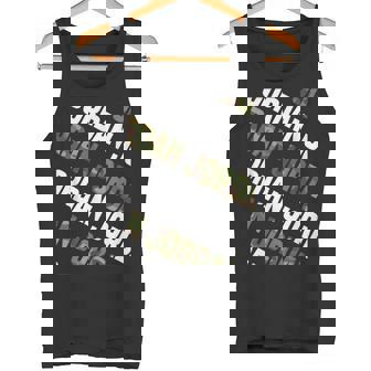 Jordanカモ柄グリーンカモフラージュ タンクトップ - Kawaiitshirt