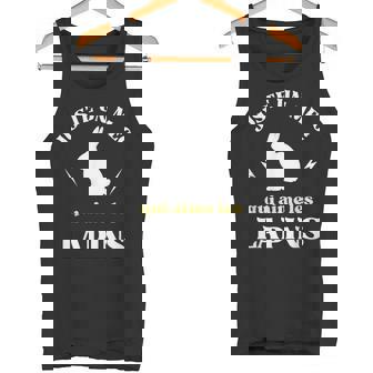 メンズ Just A Dude Who Loves Rabbits ユーモアラビットマン タンクトップ - Kawaiitshirt