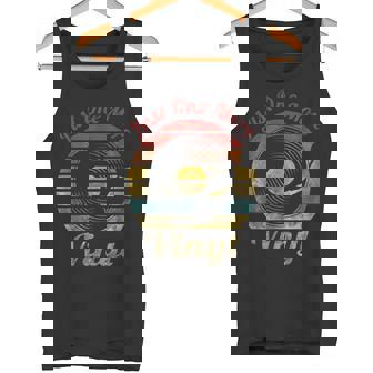 Just One More ビニールレトロレコード ヴィンテージミュージック タンクトップ - Kawaiitshirt