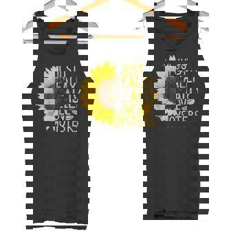I Just Really Love Oysters ギフト レディース メンズ Mollusc ひまわり タンクトップ - Kawaiitshirt