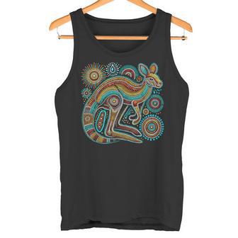 Kangourou Aborigène Australien Australie Amoureux Des Animaux Débardeur e - Cadeauxyz
