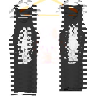 Kawaii Rabbit Drink バブルティー ウサギ ボバ タンクトップ - Kawaiitshirt