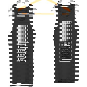 Kenko 写真用語「ラチチュード」［前面デザイン］ タンクトップ - Kawaiitshirt