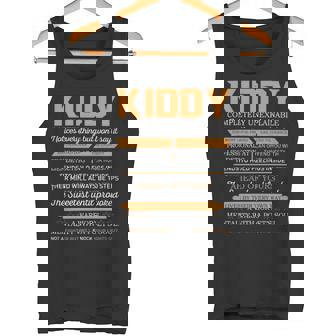 Kiddy Completely Unexplainable Notices Everything But Won’T Say It Name Tank Top - Seseable