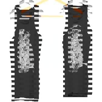 The Kiss グスタフ・クリムト クラシック アールヌーボー グラフィック Freedom タンクトップ - Kawaiitshirt