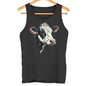 Kuh Bauer Rind Milchegan Kalb Cow Bauernhofüße Kühe Tank Top - Geschenkecke