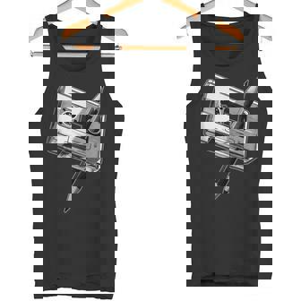 Lápiz De Cinta De Casete De Los Años 80 Retrointage Música Mixtape In Mangas Camiseta sin mangas - Regaloses