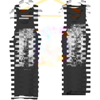 Laser Eyespace モルモット 猫 ナマケモノ 恐竜 タンクトップ - Kawaiitshirt