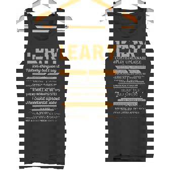 Leary Completely Unexplainable Notices Everything But Won’T Say It Name Tank Top - Seseable