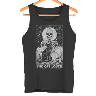 Lector De Tarjetas Del Tarot Del Amante De Los Gatos Para El Amante Del Tarot De In Mangas Camiseta sin mangas - Regaloses