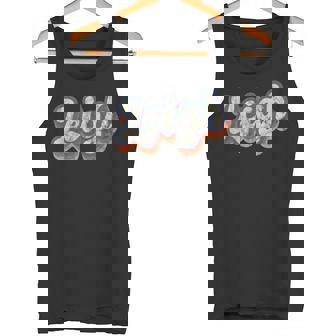 Leigh 名前入りシャツ カスタムレタリング 70年代 タンクトップ - Kawaiitshirt