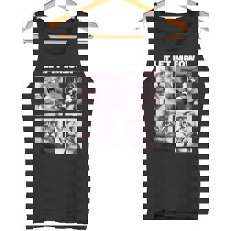 Let It Meow 面白い猫子猫の歌うギフト タンクトップ - Kawaiitshirt