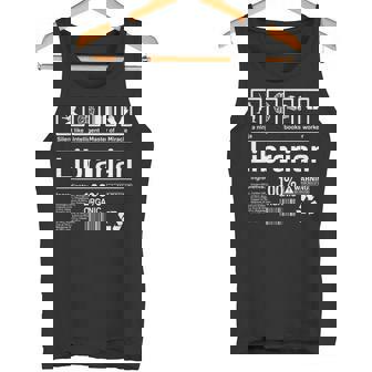 Librarian 面白い図書館ギフト タンクトップ - Kawaiitshirt