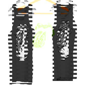 Lickmoke ウィードリーフパターン マリファナ420 大麻ポットギフト タンクトップ - Kawaiitshirt