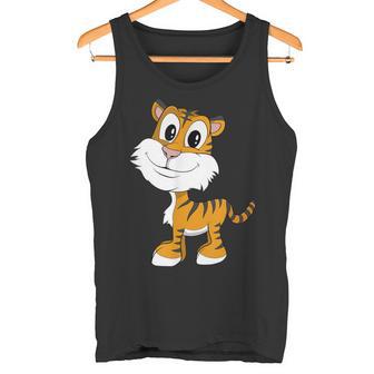 Lindo Dibujos Animados Tigre Camiseta sin mangas - Regaloses