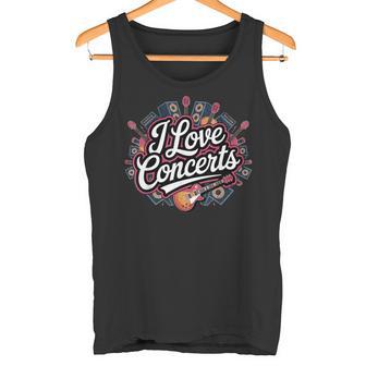 I Love Concerts Festival De Musique Concert Débardeur e - Cadeauxyz