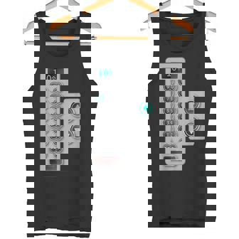 I Love Elevator ギフト かわいいエレベーターボタン メカニッククロージャー タンクトップ - Kawaiitshirt