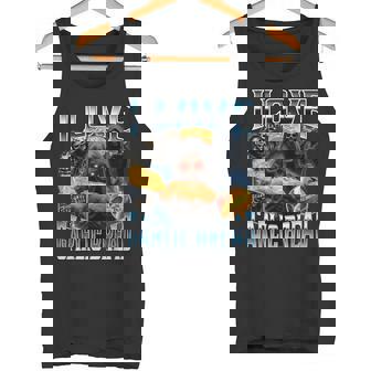 I Love Garlic Bread タンクトップ - Kawaiitshirt