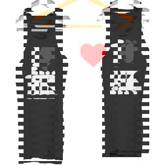 I Love Hk Heart Hong Kong タンクトップ - Kawaiitshirt