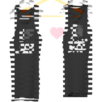 I Love Jay I Heart Jay レッドハート タンクトップ - Kawaiitshirt