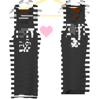 I Love My Dad シャツ I Heart Dad Love Dad タンクトップ - Kawaiitshirt