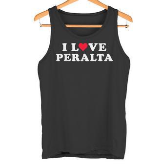 I Love Peralta Matching Novia & Novio Nombre Peralta Camiseta sin mangas - Regaloses