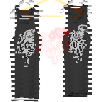 Love You Heart バレンタインデー 好きな人 パートナー 愛 タンクトップ - Kawaiitshirt
