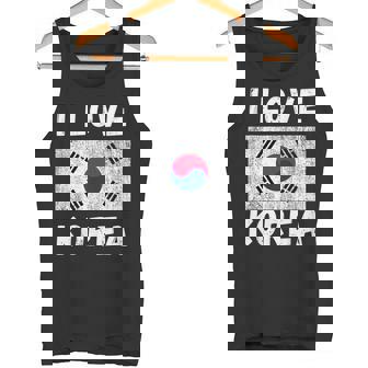 I Love 韓国 韓国 家族 旅行 お土産 タンクトップ - Kawaiitshirt