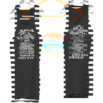 Lowrider Chicano Oldies カーデザイン クール クラシックカー タンクトップ - Kawaiitshirt