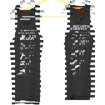 Lustiges Jagen Eber Tyranno Rex Reh Jäger Jagd Revier Tank Top - Geschenkecke