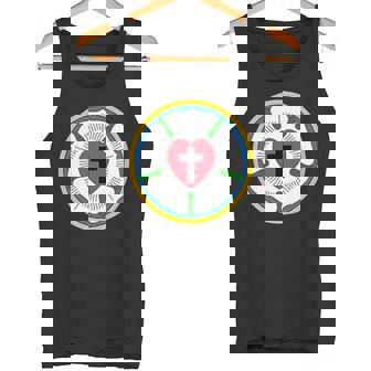 Lutheran Church Luther Roseeal ロゴ エンブレム タンクトップ - Kawaiitshirt