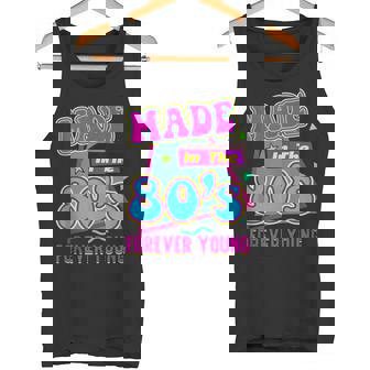 Made 80S Retroeranointage Colorido Fiesta Temática 90S Hombres In Mangas Camiseta sin mangas - Regaloses